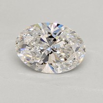 Lab Created 1.74 Carat E-SI1 Oval Diamond