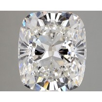 Lab Created 4.13 Carat G-VVS2 Cushion Cut Diamond