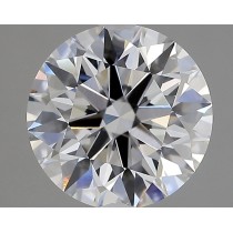 Lab Created 2.46 Carat F-VS2 Round Diamond
