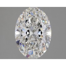 Lab Created 2.61 Carat G-VS2 Oval Diamond