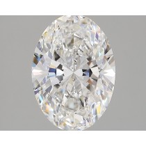 Lab Created 3.23 Carat G-VS1 Oval Diamond Lab Created 3.23 Carat G-VS1 Oval Diamond