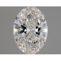Lab Created 2.62 Carat H-VS1 Oval Diamond