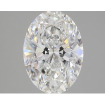 Lab Created 3.53 Carat G-VVS2 Oval Diamond