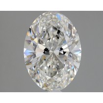 Lab Created 2.90 Carat H-VS1 Oval Diamond