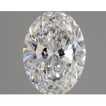 Lab Created 2.04 Carat G-VS1 Oval Diamond