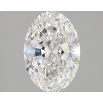 Lab Created 3.23 Carat G-VVS2 Oval Diamond Lab Created 3.23 Carat G-VVS2 Oval Diamond