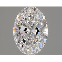 Lab Created 2.59 Carat F-VS1 Oval Diamond Lab Created 2.59 Carat F-VS1 Oval Diamond