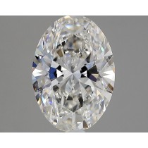 Lab Created 2.77 Carat G-VS1 Oval Diamond Lab Created 2.77 Carat G-VS1 Oval Diamond