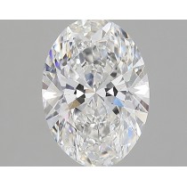 Lab Created 2.09 Carat F-VS1 Oval Diamond