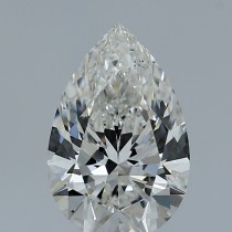 Lab Created 1.89 Carat H-VS1 Pear Shaped Diamond
