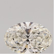 Lab Created 2.31 Carat H-VVS2 Oval Diamond