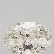 Lab Created 2.31 Carat H-VS2 Oval Diamond