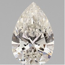 Lab Created 1.59 Carat H-VS1 Pear Shaped Diamond