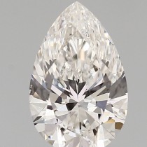 Lab Created 1.71 Carat F-VS2 Pear Shaped Diamond