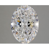 Lab Created 3.78 Carat E-SI1 Oval Diamond Lab Created 3.78 Carat E-SI1 Oval Diamond