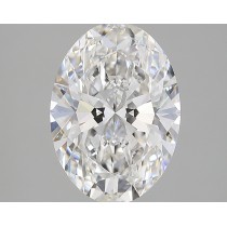 Lab Created 4.10 Carat G-VS1 Oval Diamond Lab Created 4.10 Carat G-VS1 Oval Diamond