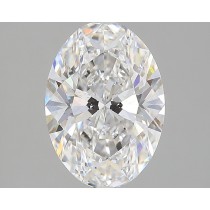 Lab Created 3.20 Carat F-VS2 Oval Diamond