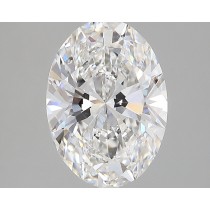 Lab Created 3.35 Carat F-VS2 Oval Diamond Lab Created 3.35 Carat F-VS2 Oval Diamond