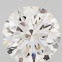 Lab Created 2.58 Carat F-VS1 Round Diamond