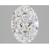 Lab Created 3.28 Carat F-VS1 Oval Diamond
