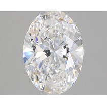 Lab Created 2.40 Carat F-SI1 Oval Diamond