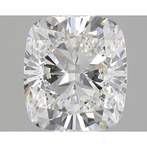 Lab Created 3.35 Carat G-VS2 Cushion Cut Diamond Lab Created 3.35 Carat G-VS2 Cushion Cut Diamond