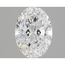 Lab Created 2.27 Carat F-VVS2 Oval Diamond Lab Created 2.27 Carat F-VVS2 Oval Diamond