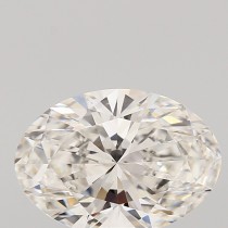 Lab Created 2.41 Carat G-VS1 Oval Diamond