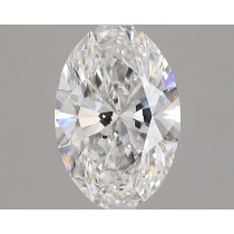 Lab Created 1.69 Carat F-SI1 Oval Diamond Lab Created 1.69 Carat F-SI1 Oval Diamond