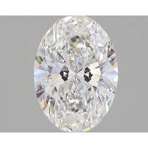 Lab Created 2.50 Carat G-VS2 Oval Diamond