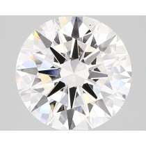 Lab Created 2.77 Carat F-VS1 Round Diamond Lab Created 2.77 Carat F-VS1 Round Diamond