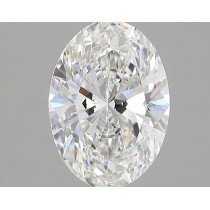 Lab Created 2.21 Carat G-SI1 Oval Diamond