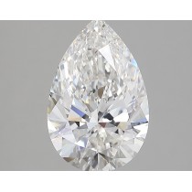 Lab Created 3.03 Carat G-VS2 Pear Shaped Diamond Lab Created 3.03 Carat G-VS2 Pear Shaped Diamond