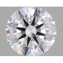 Lab Created 3.30 Carat F-VS2 Round Diamond