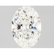 Lab Created 1.63 Carat G-VS1 Oval Diamond