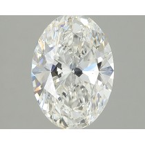 Lab Created 2.80 Carat G-VS2 Oval Diamond