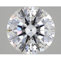 Lab Created 3.38 Carat F-I1 Round Diamond Lab Created 3.38 Carat F-I1 Round Diamond