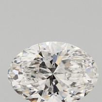 Lab Created 1.63 Carat F-SI1 Oval Diamond
