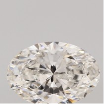 Lab Created 2.31 Carat G-VS1 Oval Diamond