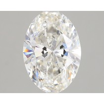 Lab Created 2.26 Carat G-VS1 Oval Diamond