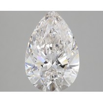 Lab Created 3.29 Carat G-VS1 Pear Shaped Diamond Lab Created 3.29 Carat G-VS1 Pear Shaped Diamond