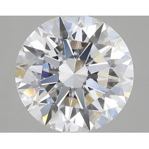 Lab Created 3.15 Carat F-VVS2 Round Diamond