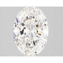 Lab Created 2.20 Carat G-VS1 Oval Diamond