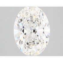Lab Created 2.24 Carat G-VS1 Oval Diamond