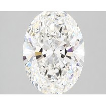 Lab Created 2.27 Carat G-VS1 Oval Diamond