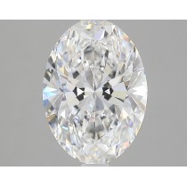 Lab Created 2.76 Carat F-VS1 Oval Diamond