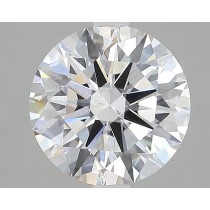 Lab Created 2.64 Carat F-SI1 Round Diamond