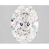 Lab Created 2.04 Carat F-SI1 Oval Diamond