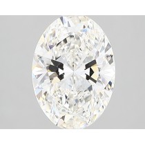 Lab Created 2.15 Carat G-VS1 Oval Diamond