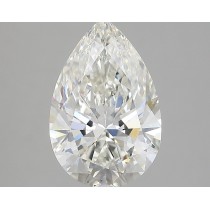 Lab Created 3.34 Carat H-VS2 Pear Shaped Diamond Lab Created 3.34 Carat H-VS2 Pear Shaped Diamond